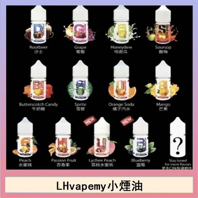 LHvapemy馬來西亞主機小煙油30ml